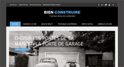 Desktop Screenshot of bienconstruire.net